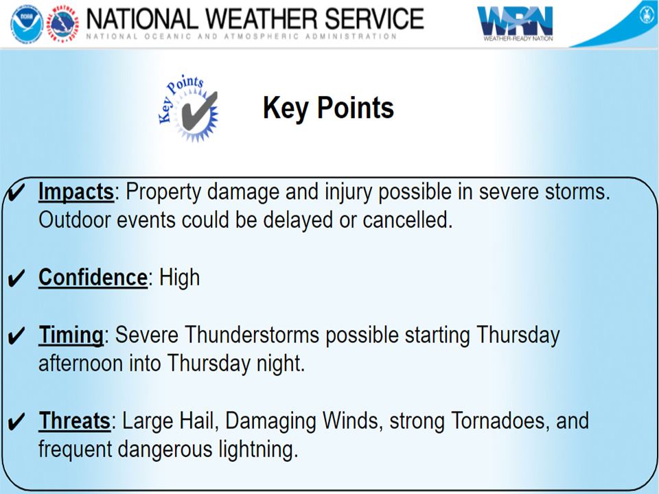 Thurs Storms KeyPoints