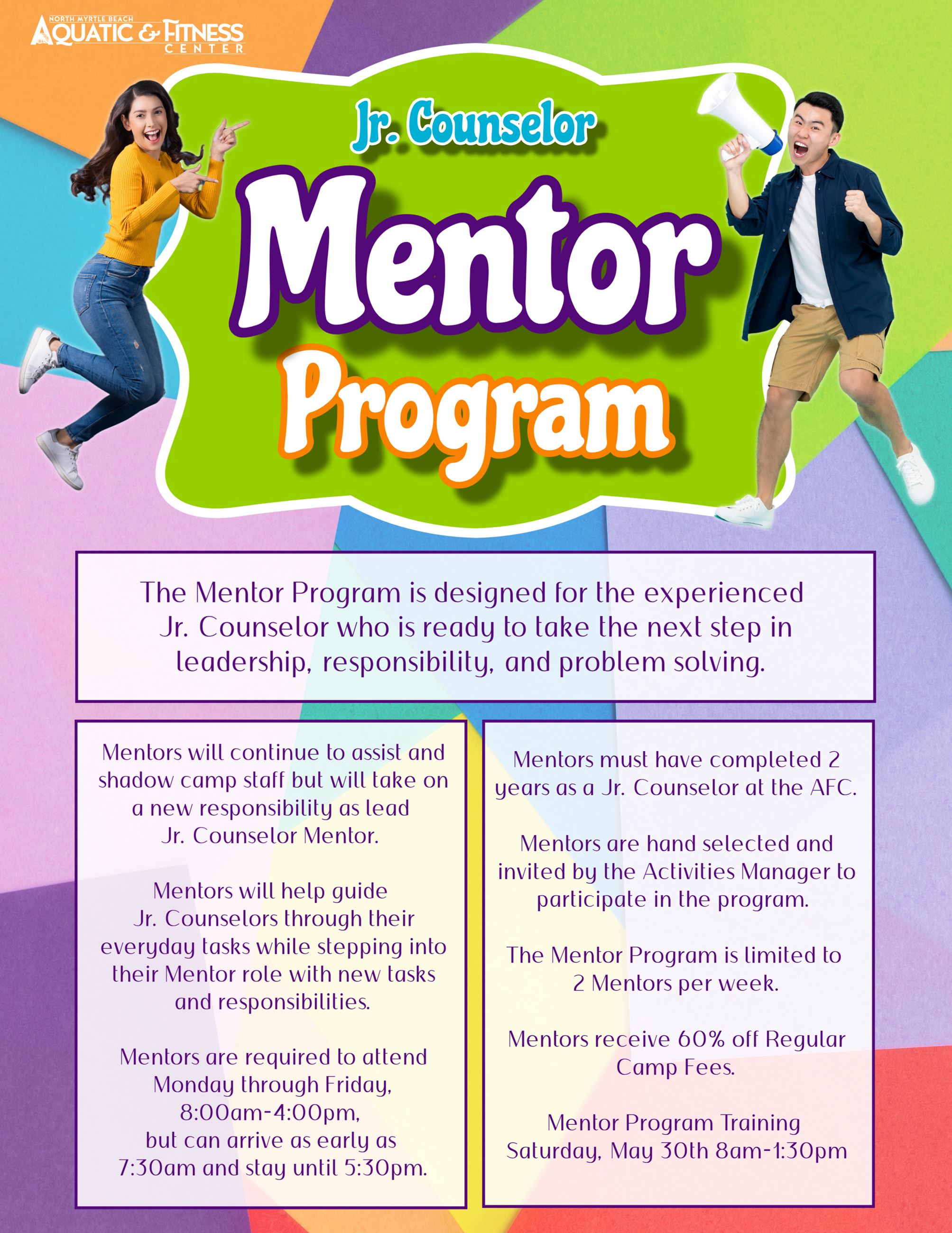 Jr Counselor Mentor Program 2026