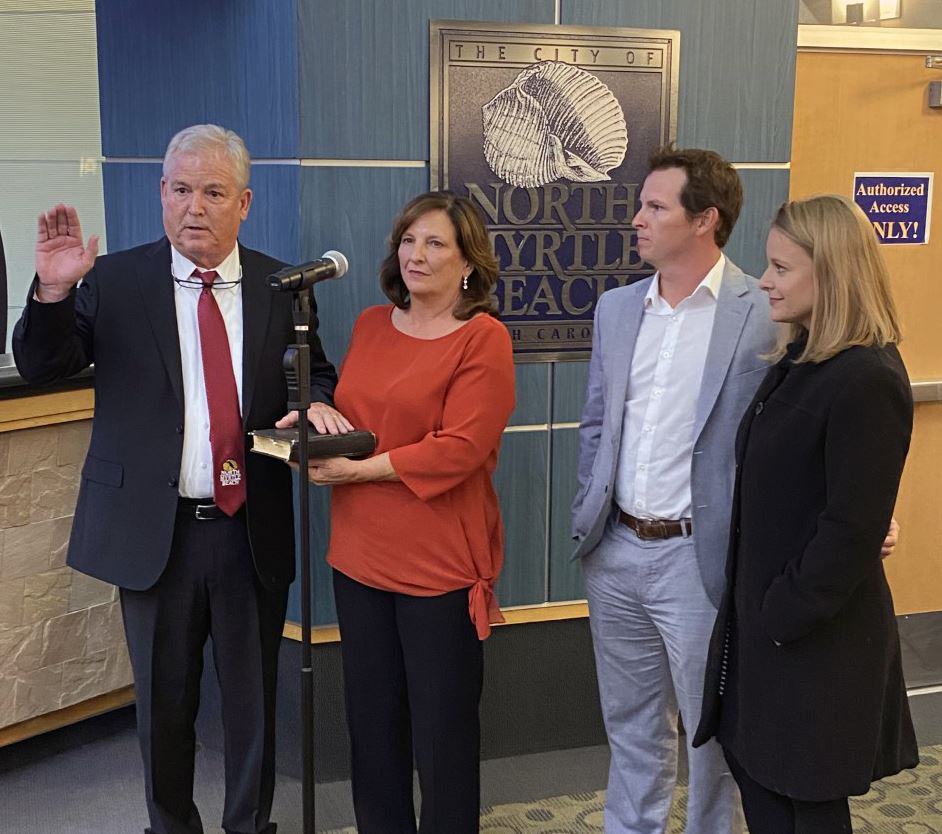 Bubba Collins Oath of Office